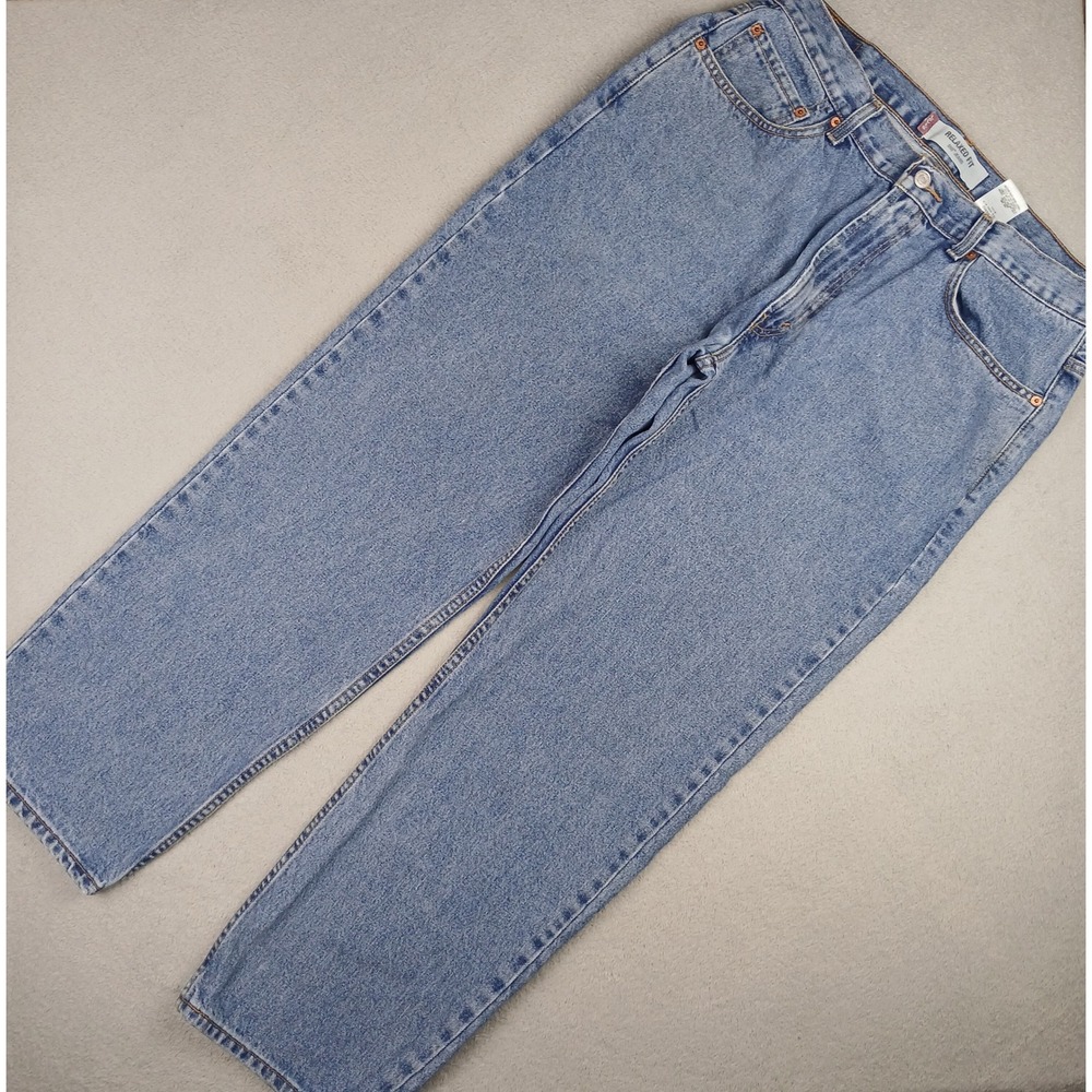 Vintage Levis 550 Relaxed Fit Jeans Mens 36x30 Blue Denim Tapered Leg Medium Y2k